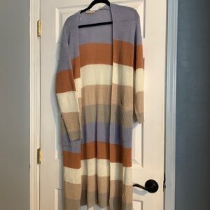 Multi Colored Long Sweater